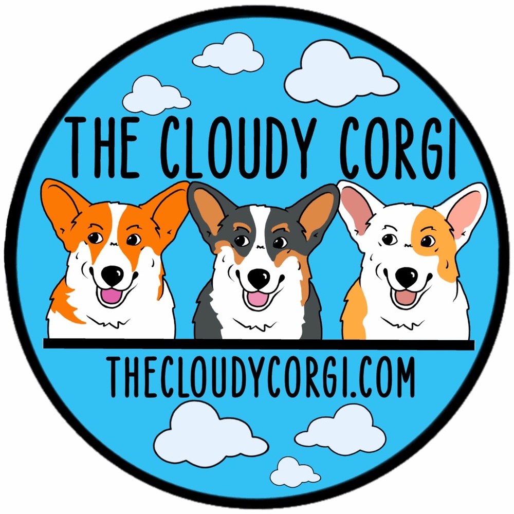 Tricolor Welsh Corgi Dog Clouds Magnet Handmade Pet Portrait Art Decor Gifts - Picture 7 of 7